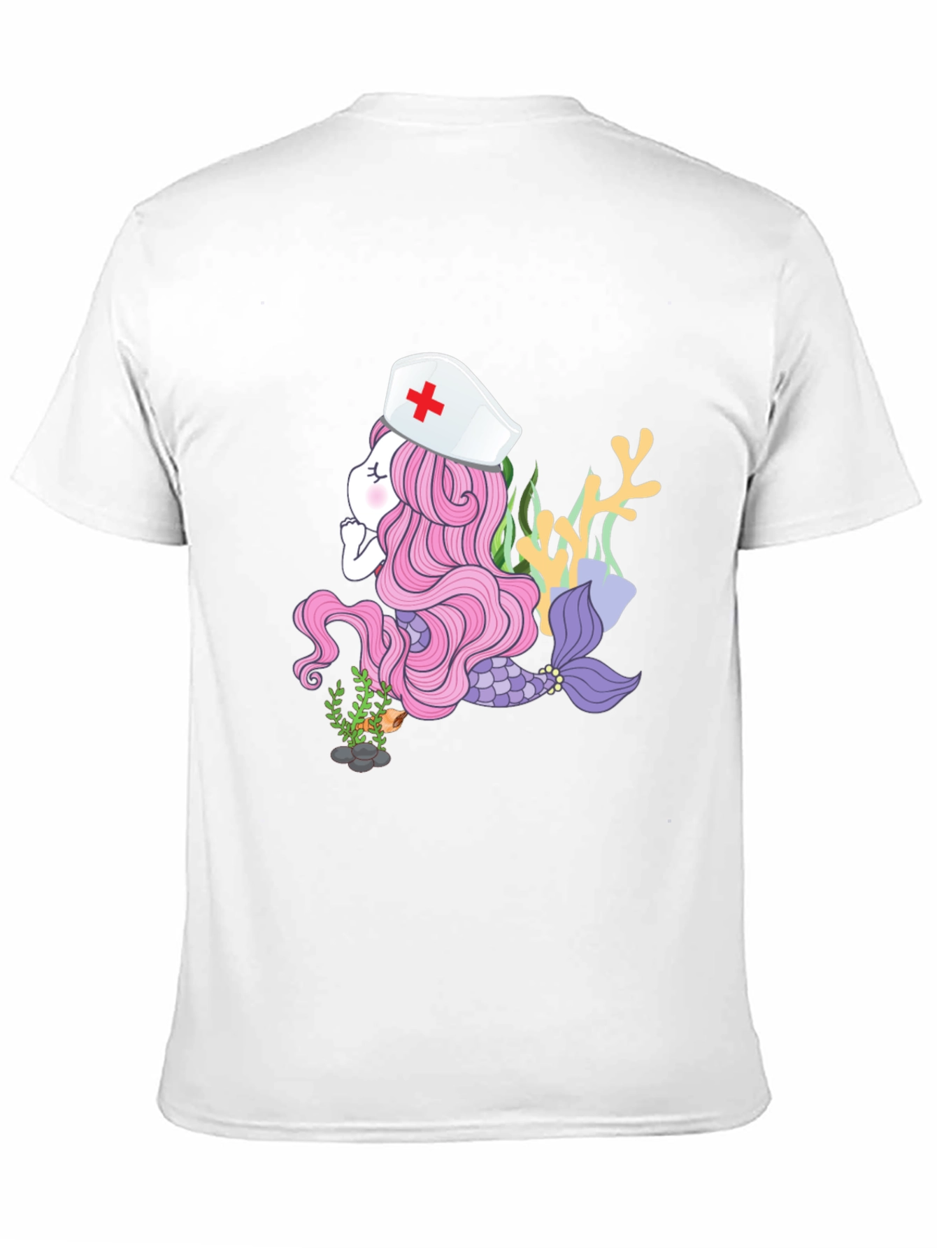 Mermaid Nurse T-Shirt - Unique Graphic Tee