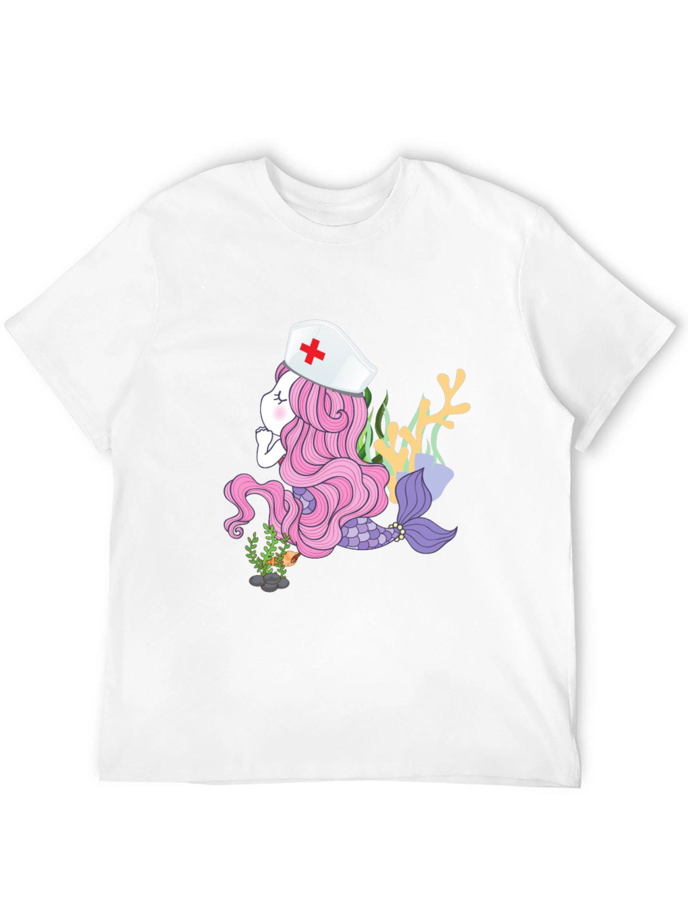 Mermaid Nurse T-Shirt - Unique Graphic Tee