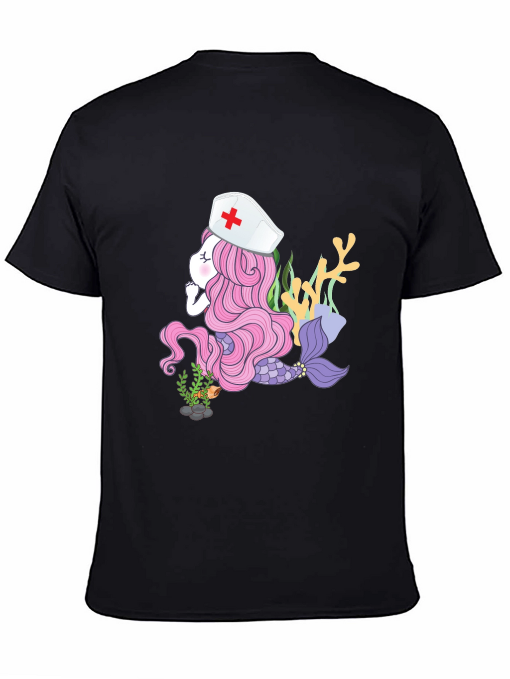 Mermaid Nurse T-Shirt - Unique Graphic Tee