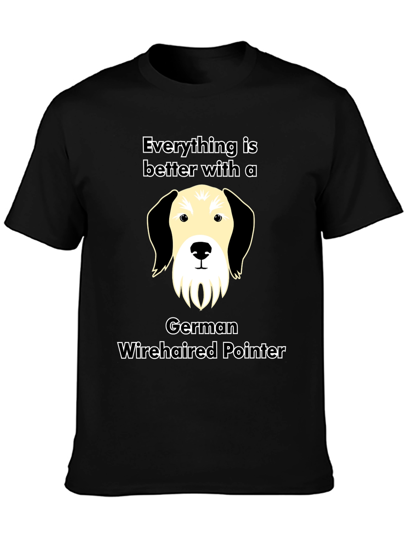 German Wirehaired Pointer Dog T-Shirt