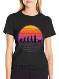 Evolution Dog Walker Graphic T-Shirt