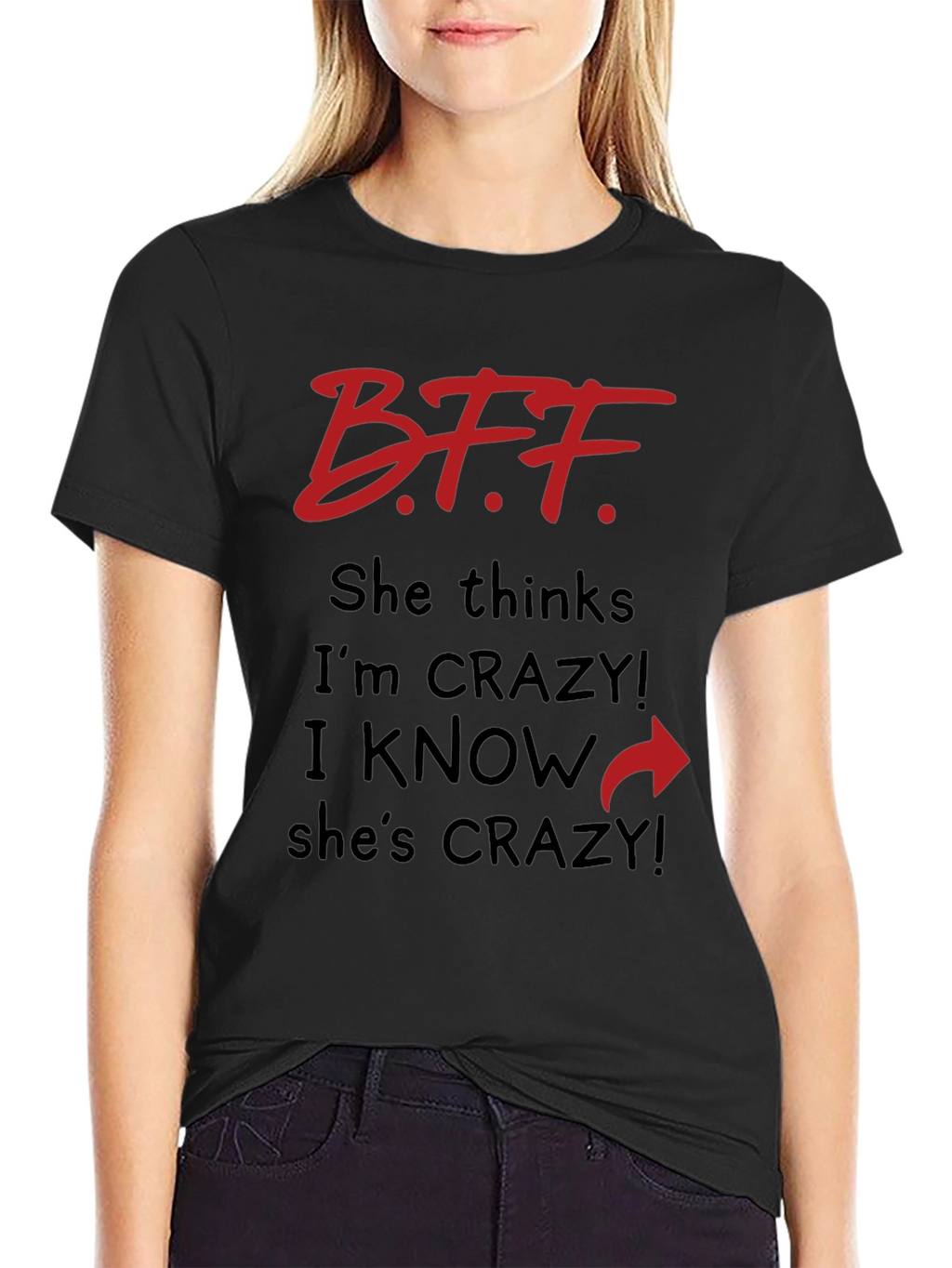 BFF Crazy Matching T-Shirt