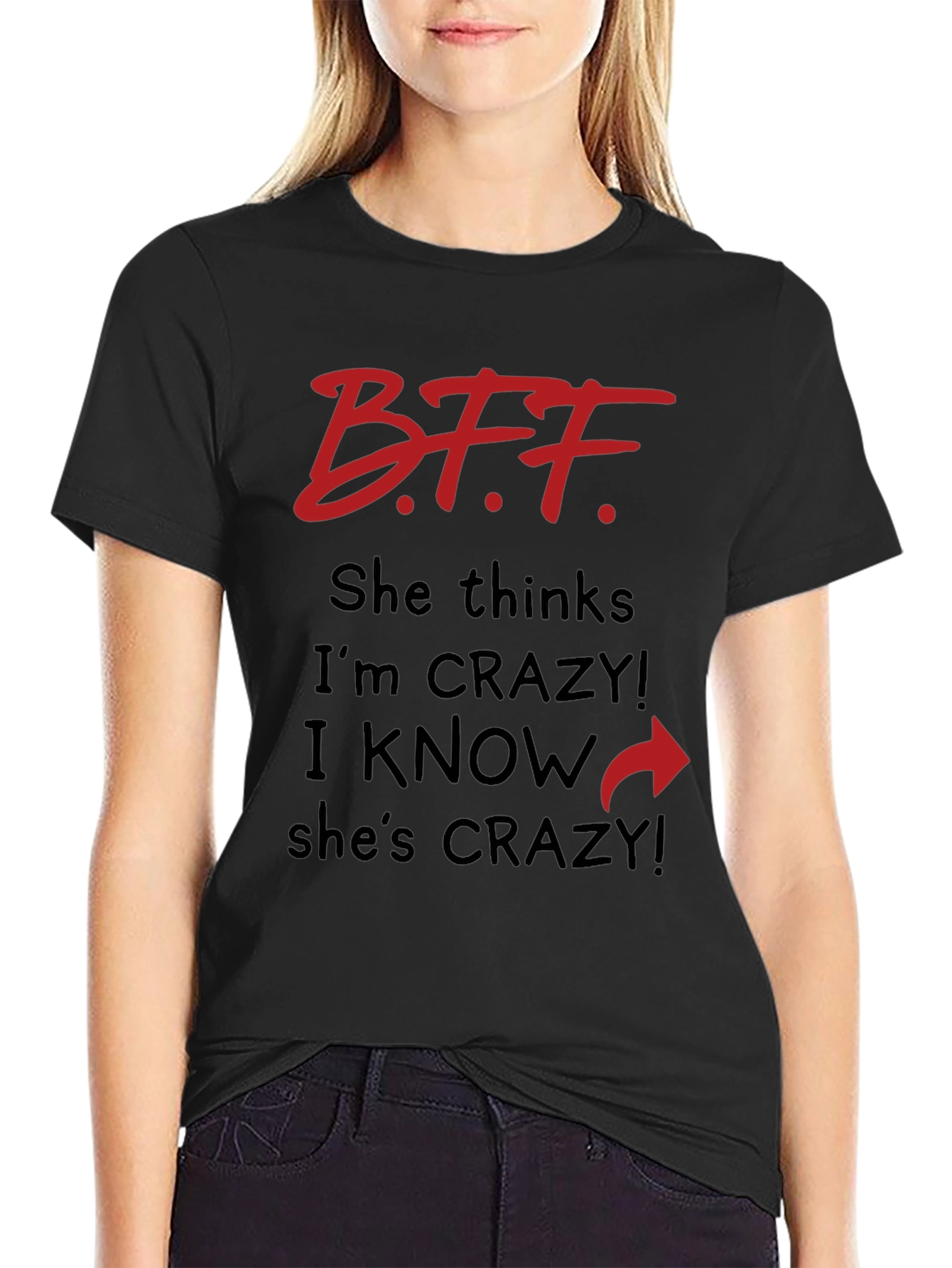 BFF Crazy Matching T-Shirt