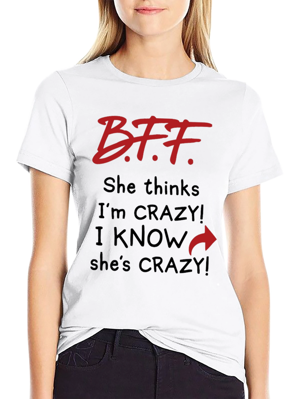 BFF Crazy Matching T-Shirt