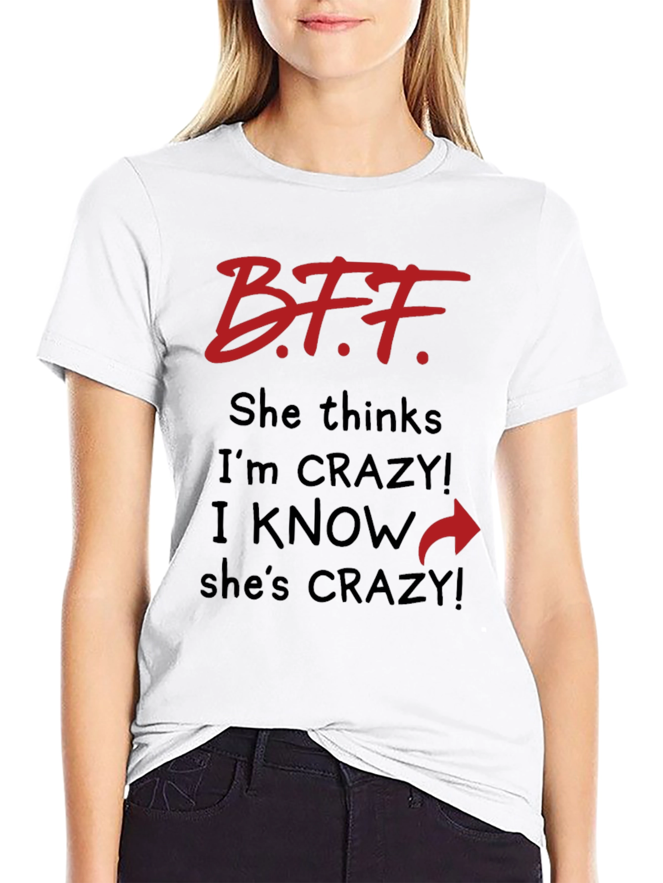 BFF Crazy Matching T-Shirt