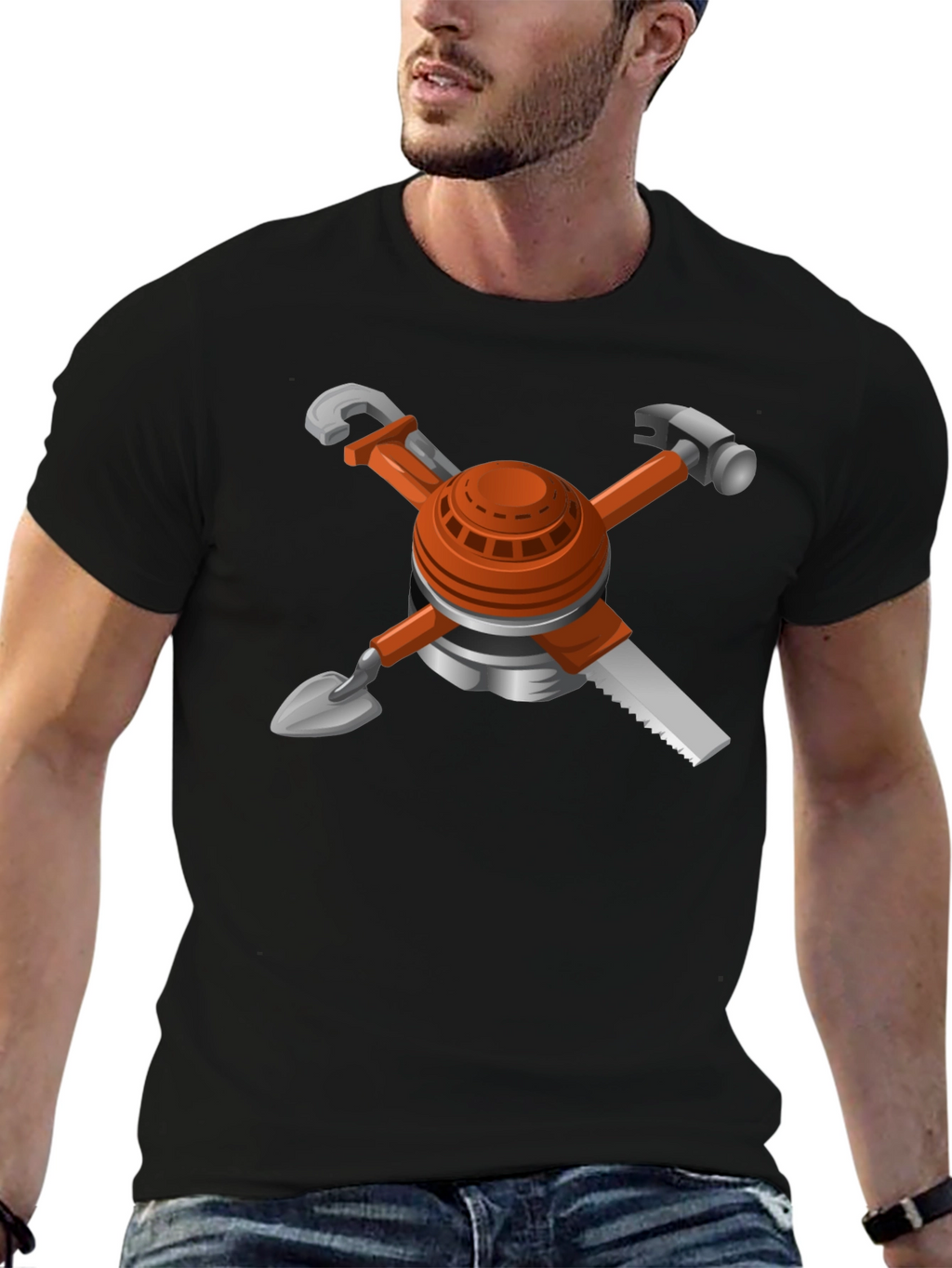 Construction Tool Graphic Tee