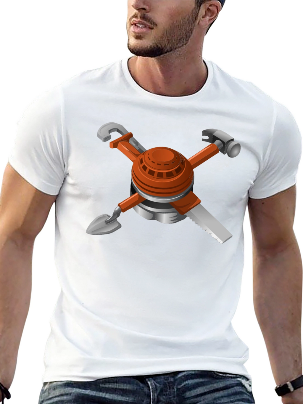 Construction Tool Graphic Tee
