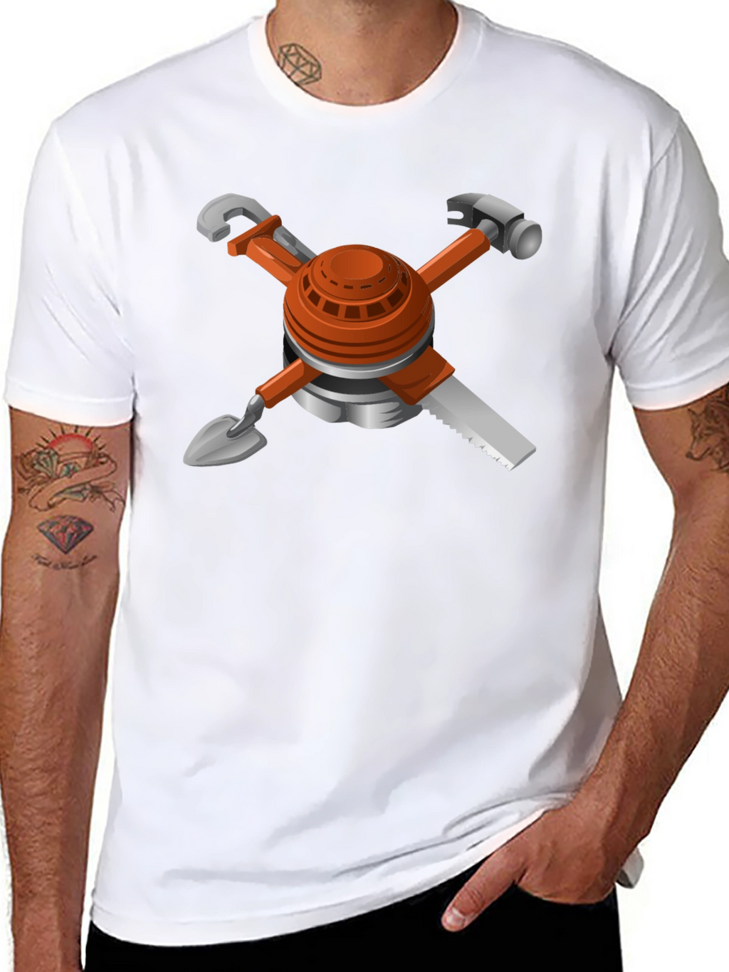 Construction Tool Graphic Tee