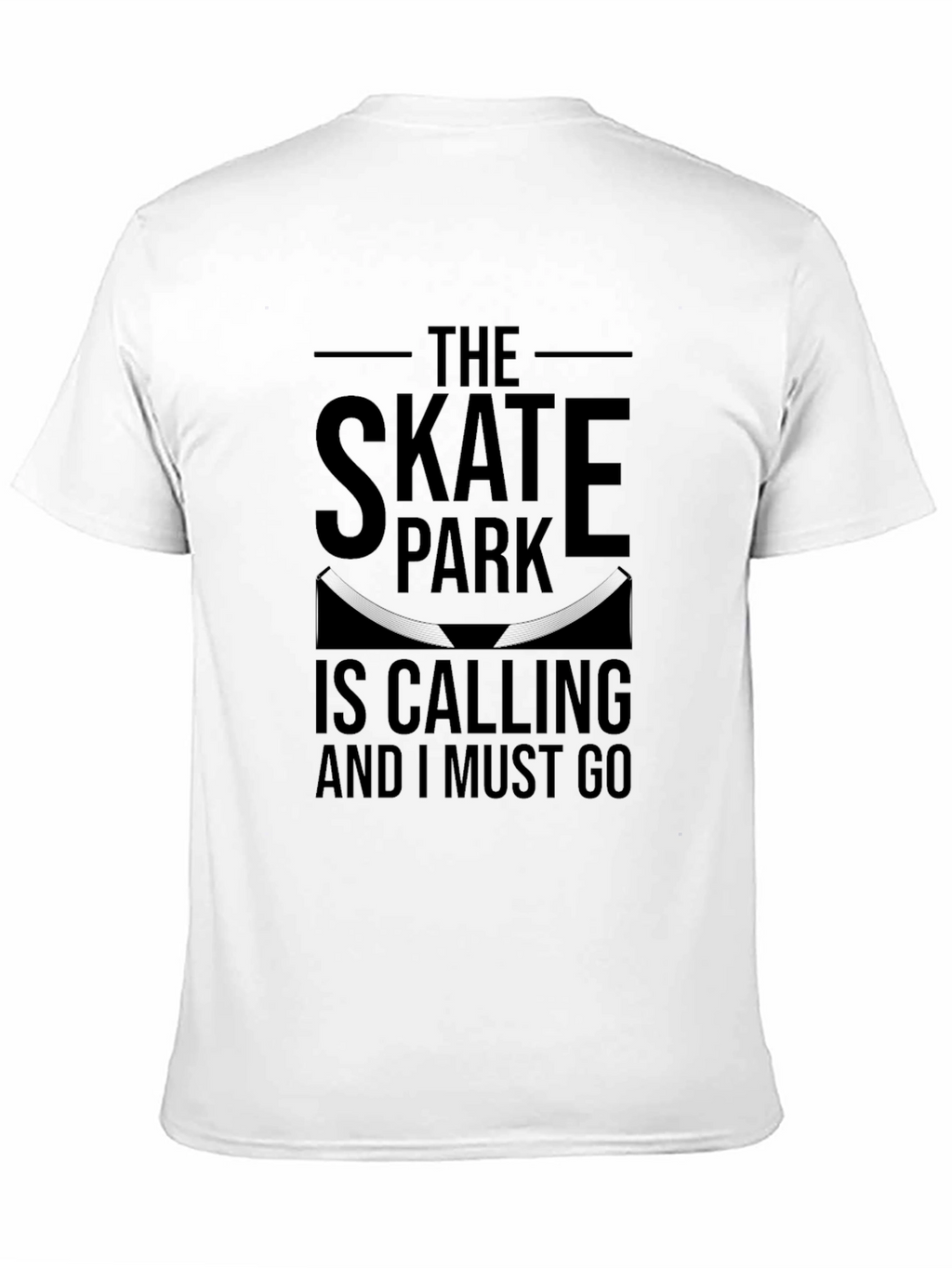 The Skate Park is Calling Black T-Shirt
