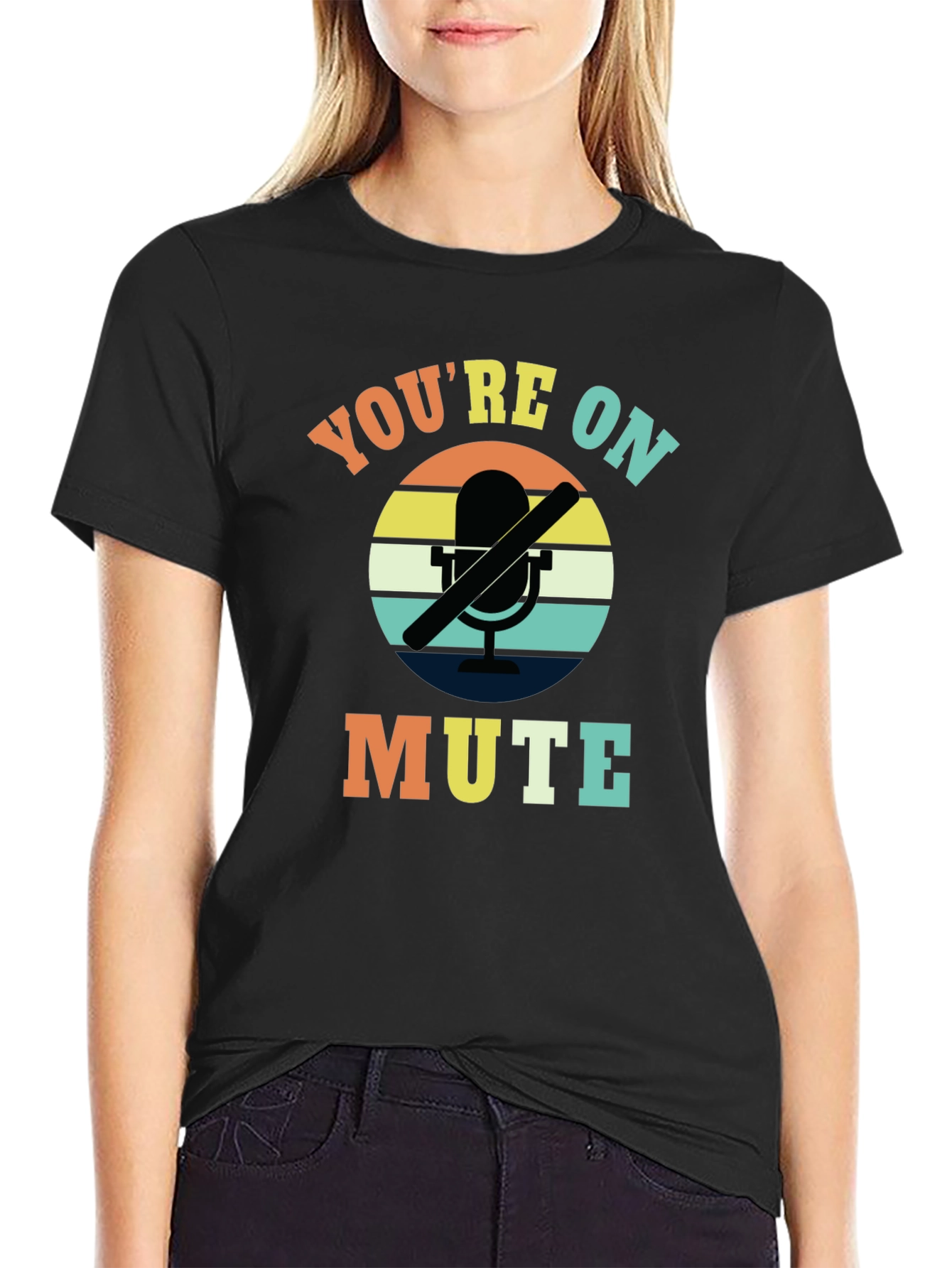 Youre On Mute T-Shirt - Funny Retro Graphic Tee