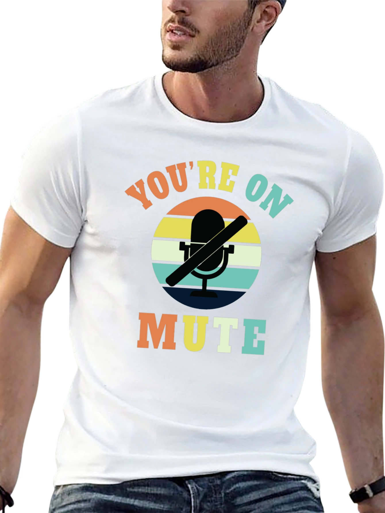 Youre On Mute T-Shirt - Funny Retro Graphic Tee