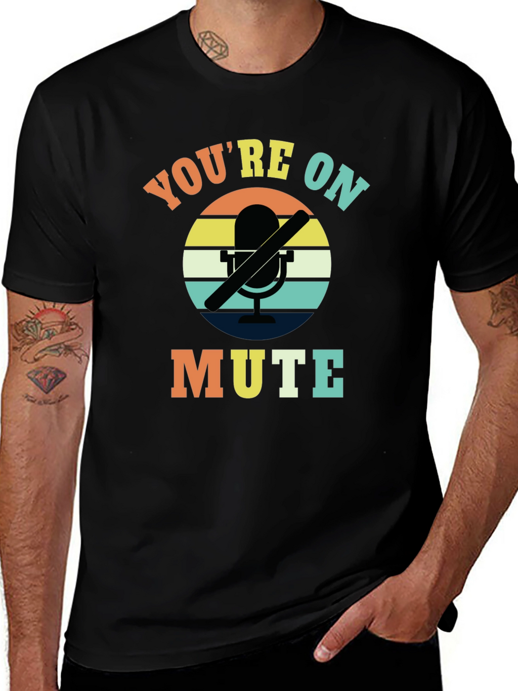 Youre On Mute T-Shirt - Funny Retro Graphic Tee