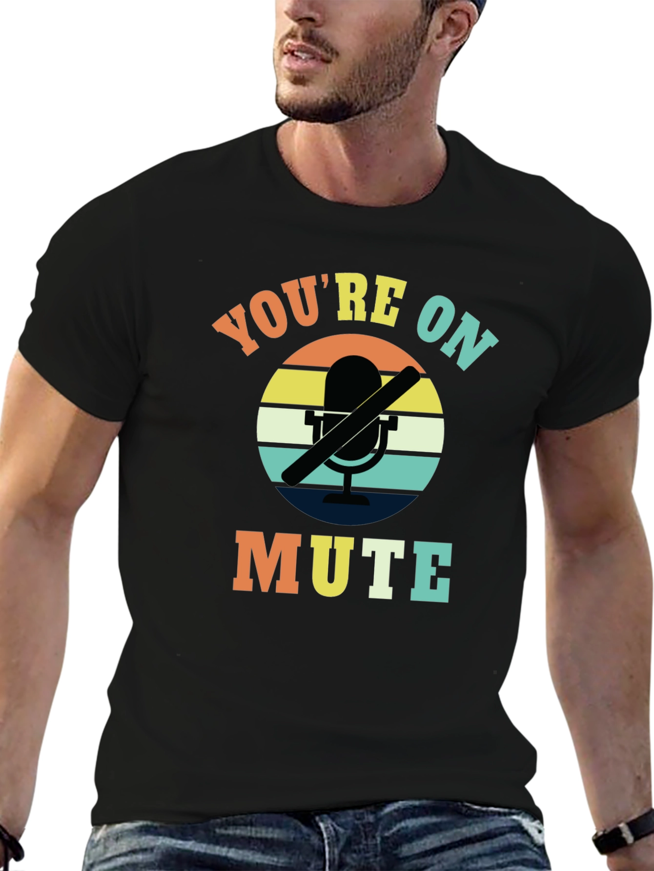 Youre On Mute T-Shirt - Funny Retro Graphic Tee
