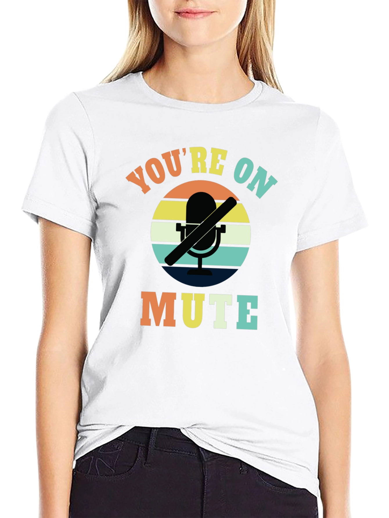 Youre On Mute T-Shirt - Funny Retro Graphic Tee