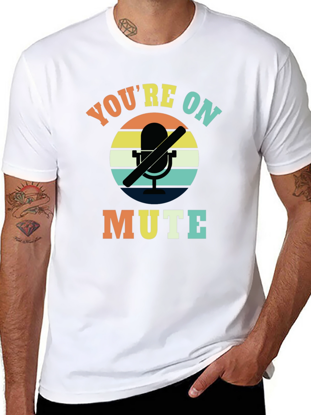 Youre On Mute T-Shirt - Funny Retro Graphic Tee