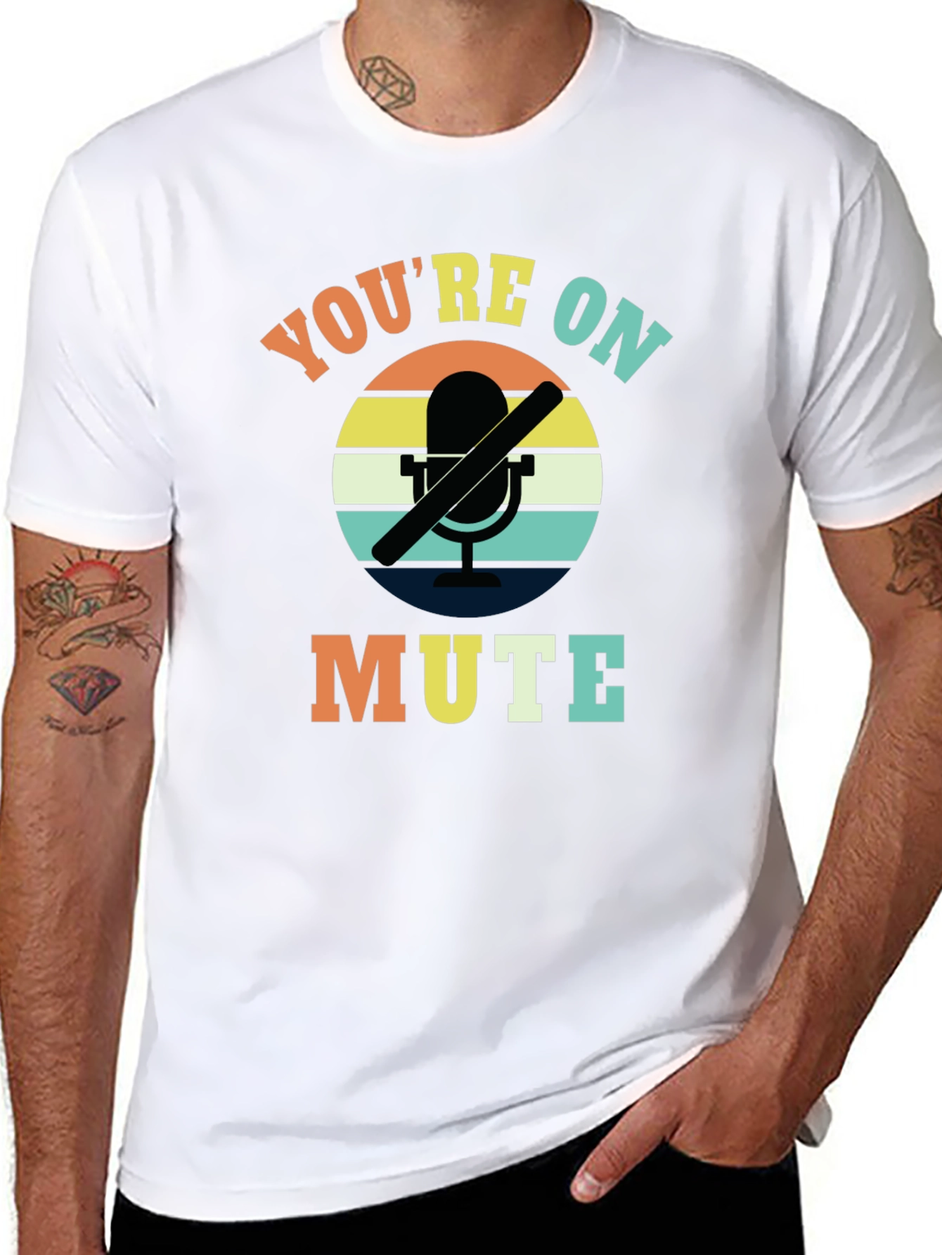 Youre On Mute T-Shirt - Funny Retro Graphic Tee