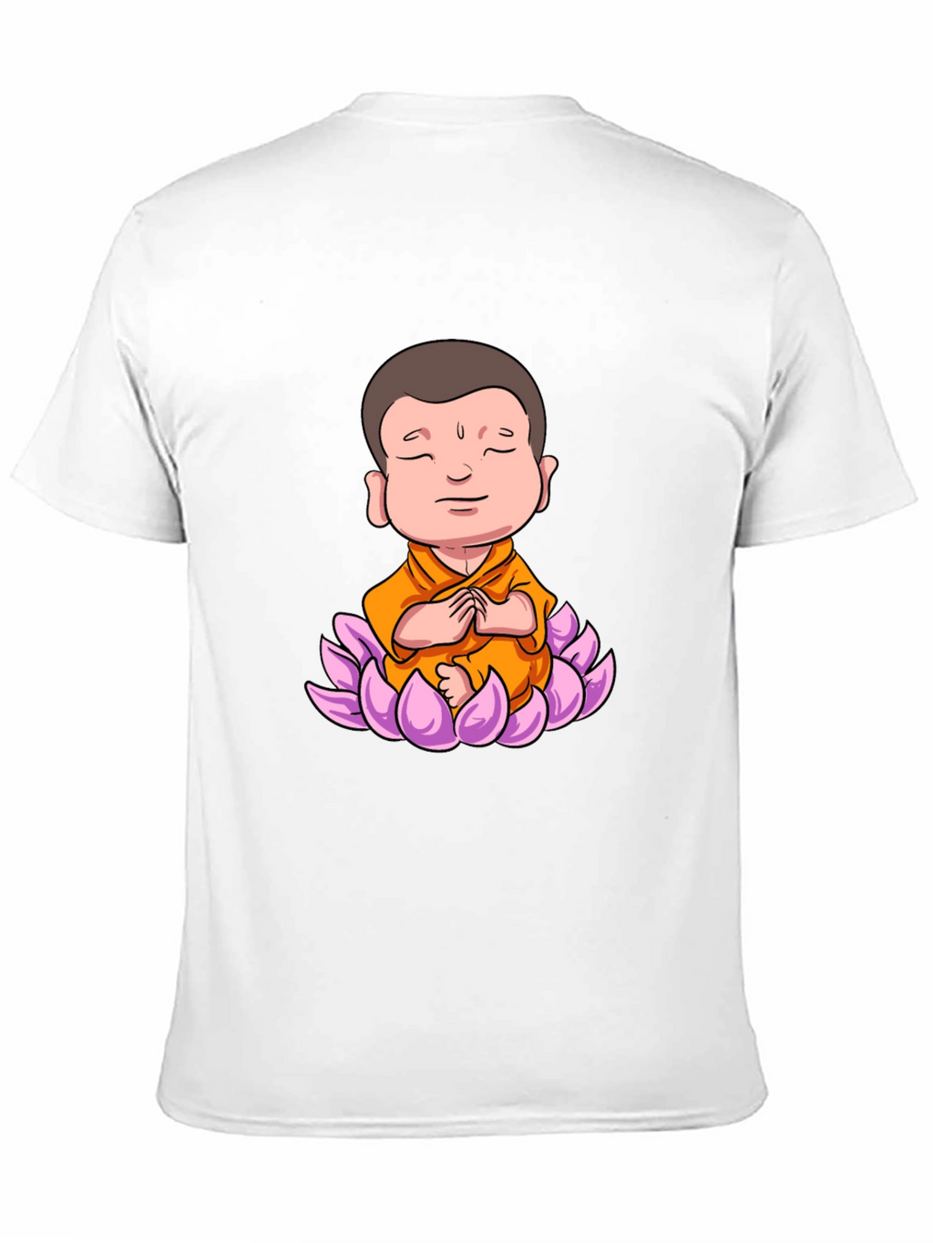Lotus Buddha Graphic Tee - Peaceful Meditating Design