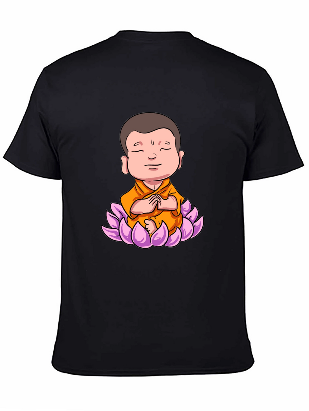 Lotus Buddha Graphic Tee - Peaceful Meditating Design