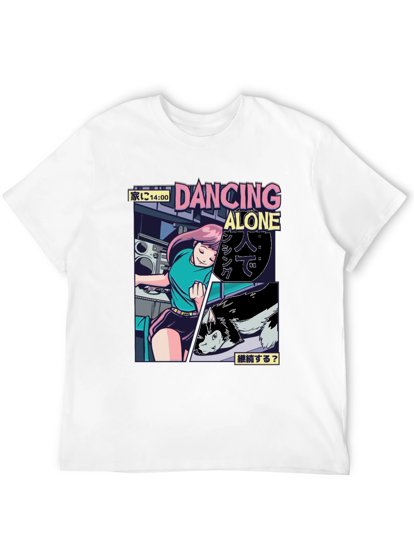 Dancing Alone Anime Graphic Tee
