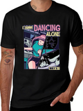 Dancing Alone Anime Graphic Tee