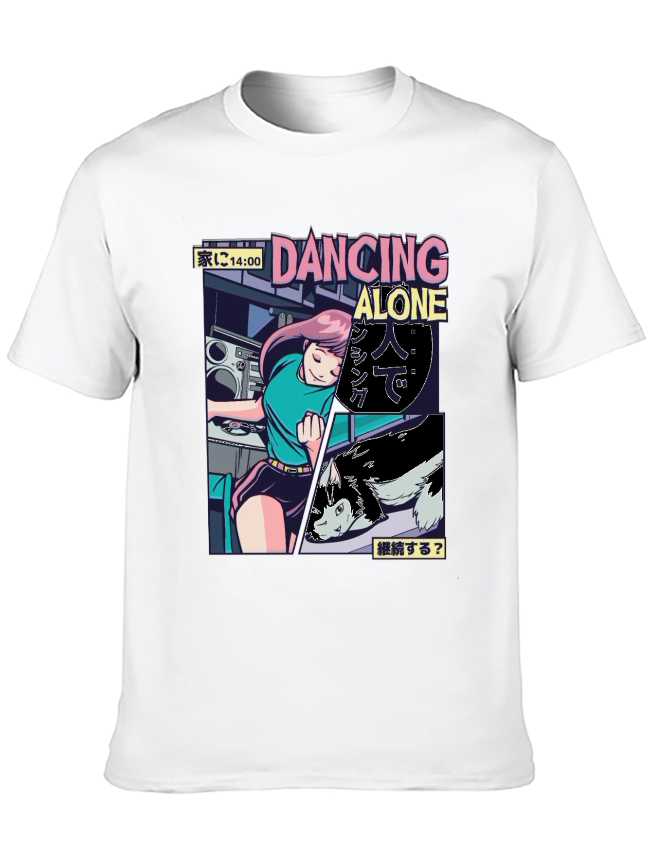 Dancing Alone Anime Graphic Tee