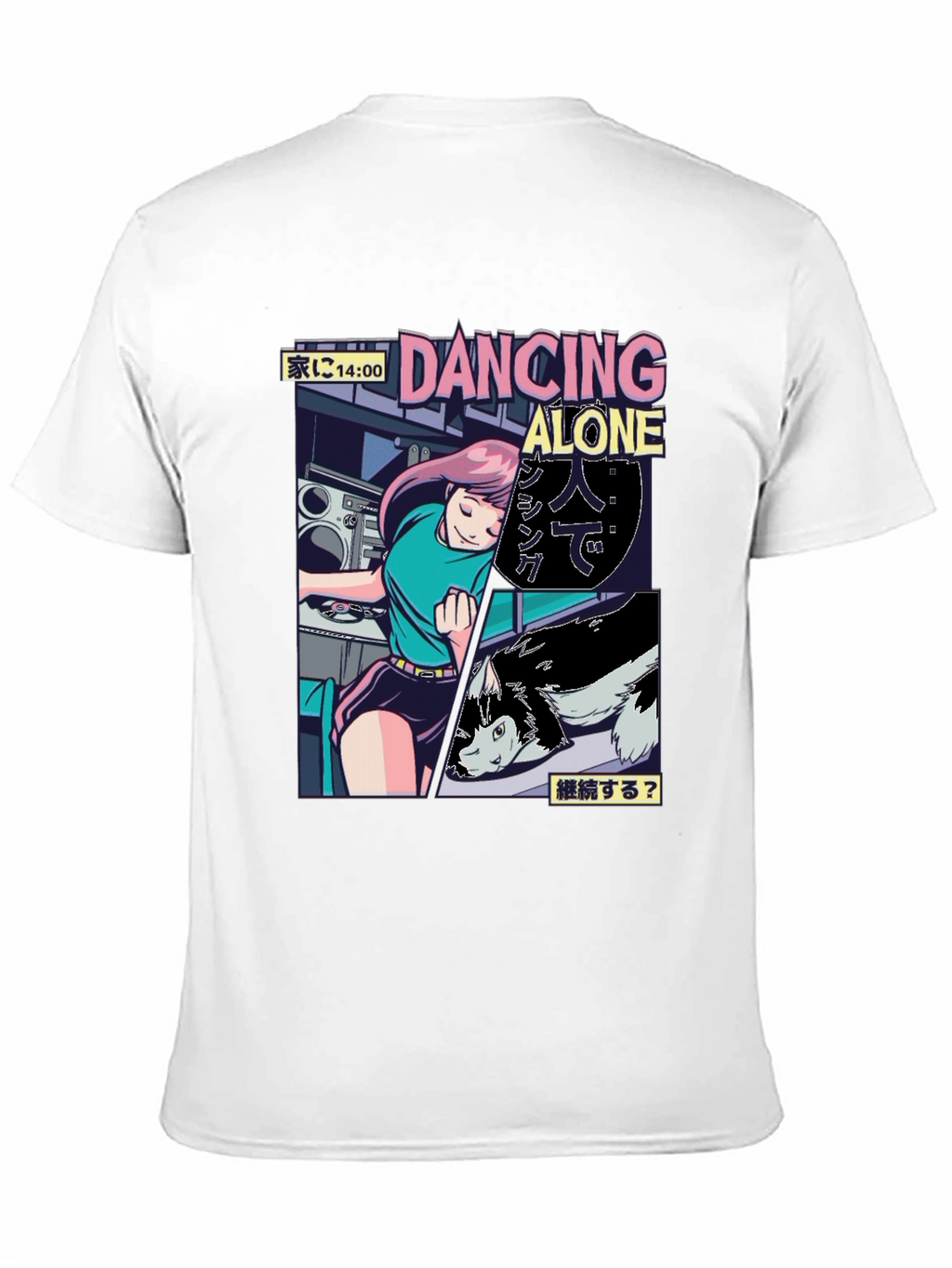 Dancing Alone Anime Graphic Tee