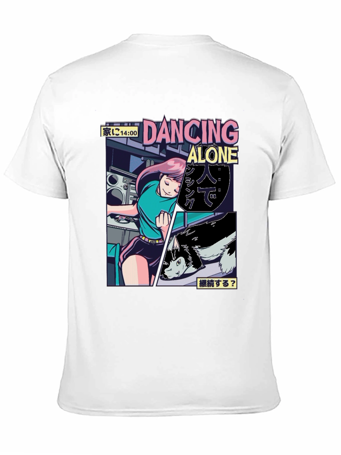 Dancing Alone Anime Graphic Tee