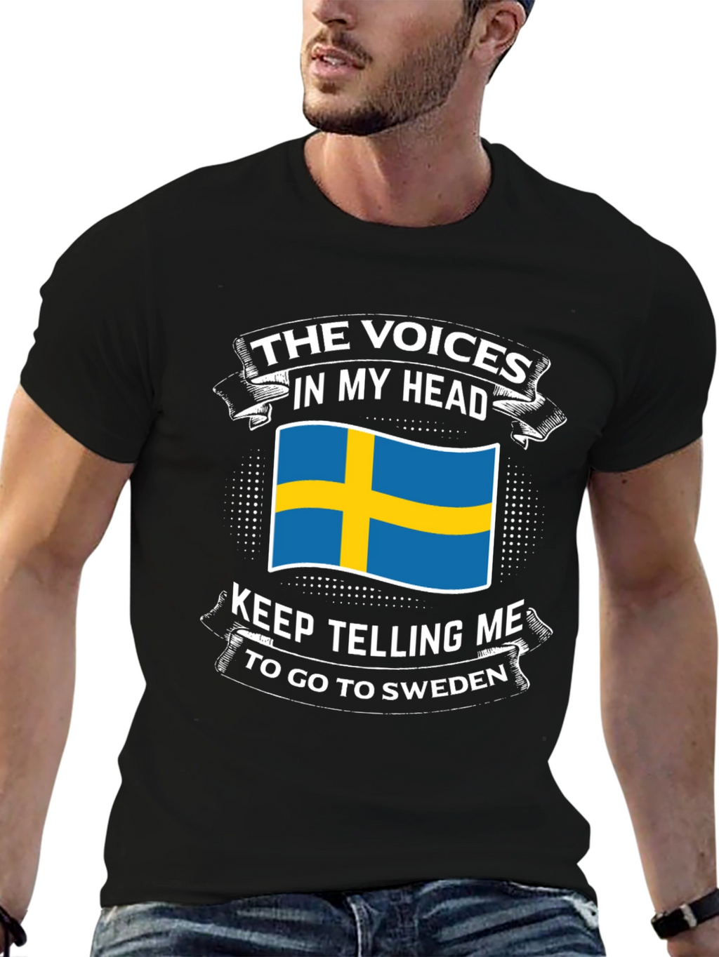 Sweden T-Shirt: Voices in My Head