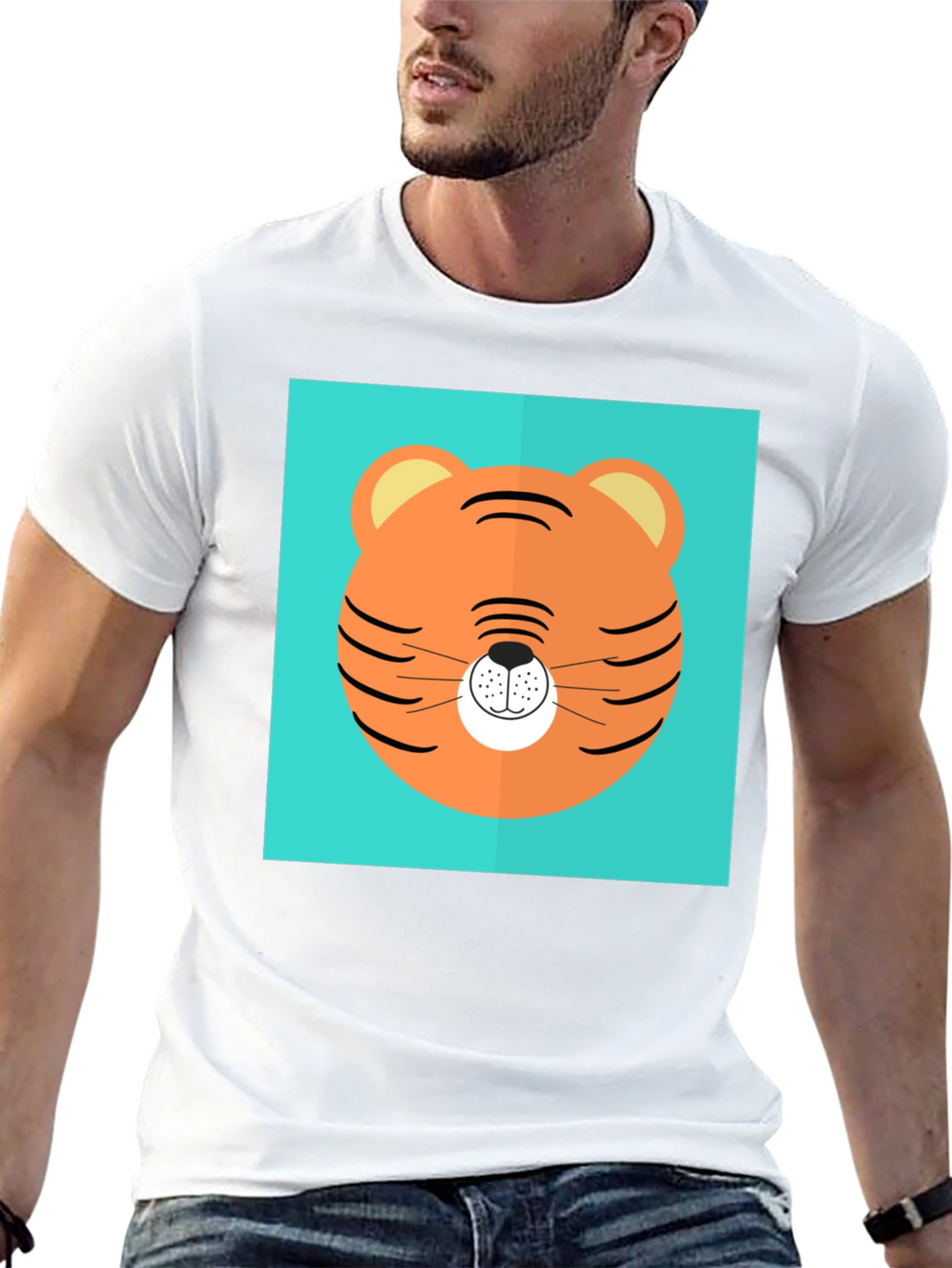 Tiger Graphic Tee - Cool Black Shirt