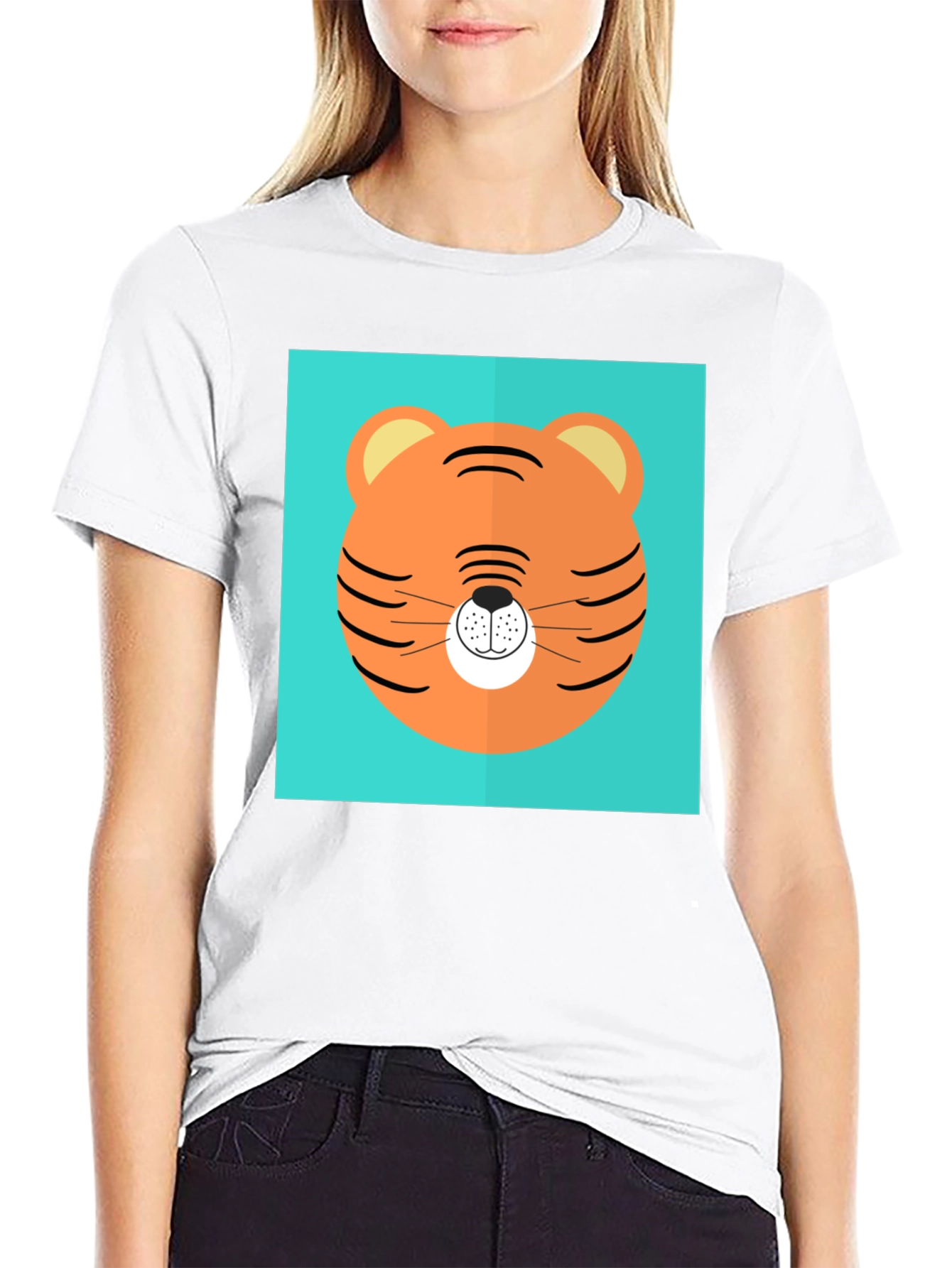 Tiger Graphic Tee - Cool Black Shirt