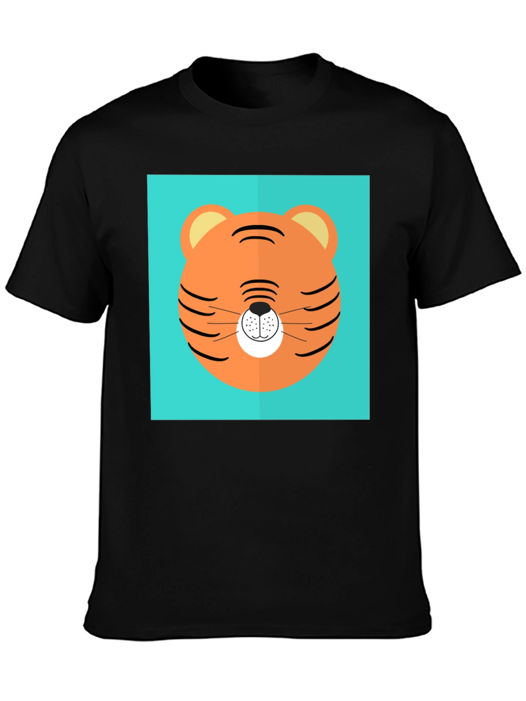 Tiger Graphic Tee - Cool Black Shirt