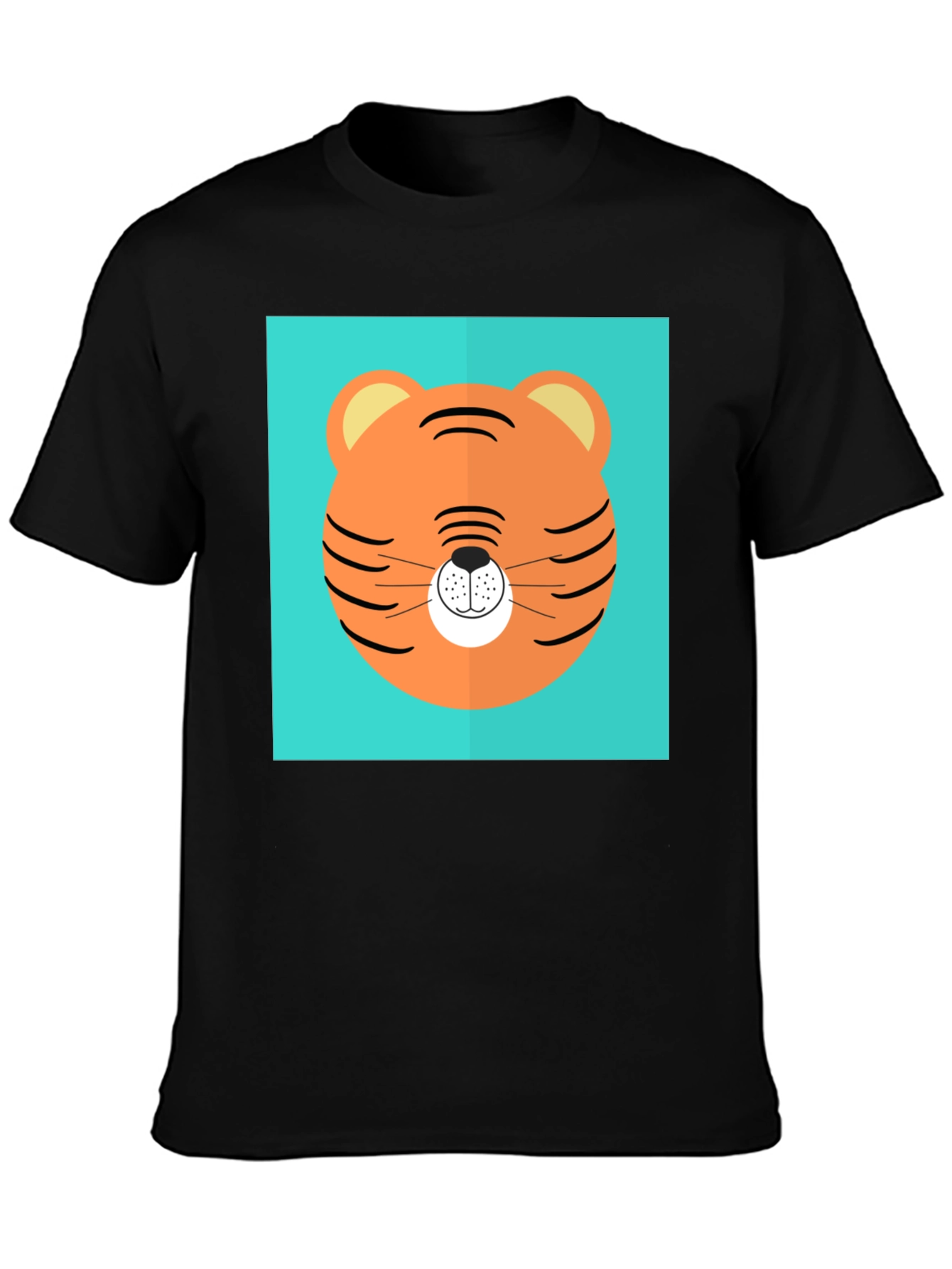 Tiger Graphic Tee - Cool Black Shirt