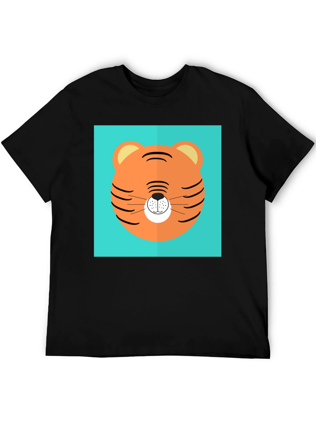 Tiger Graphic Tee - Cool Black Shirt