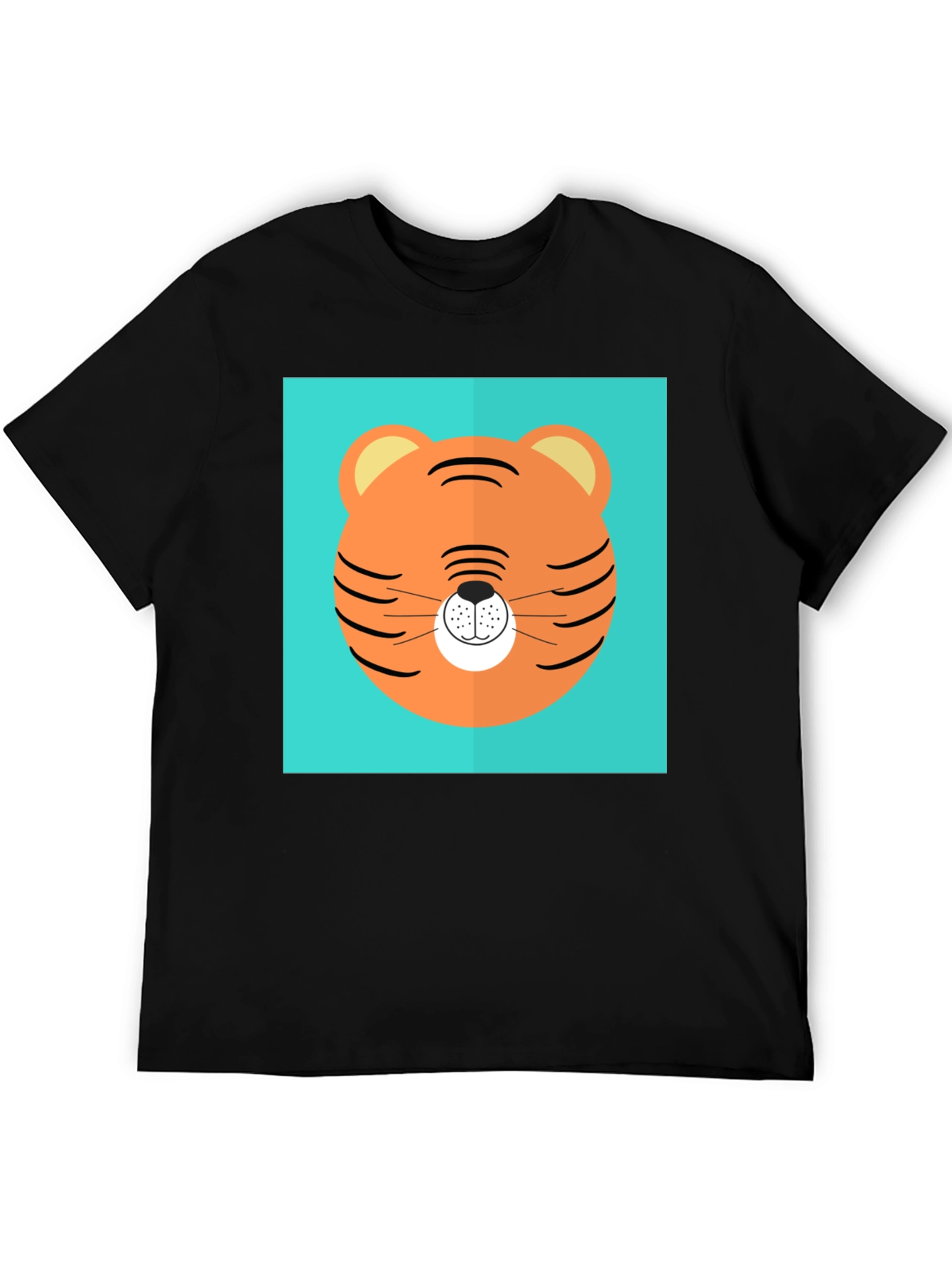 Tiger Graphic Tee - Cool Black Shirt