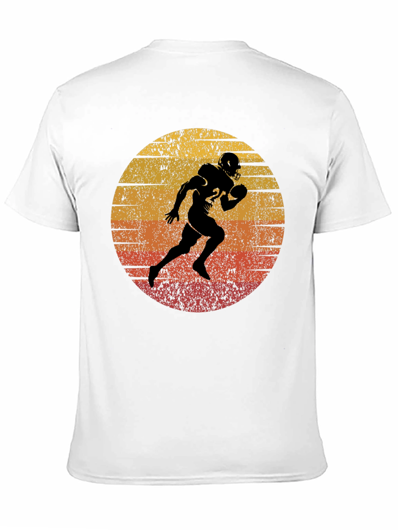 Retro Football Player Graphic Tee