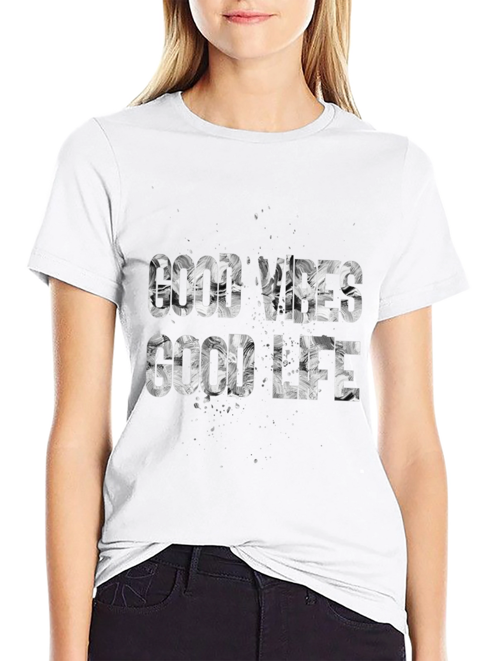 Good Vibes Good Life Graphic Tee