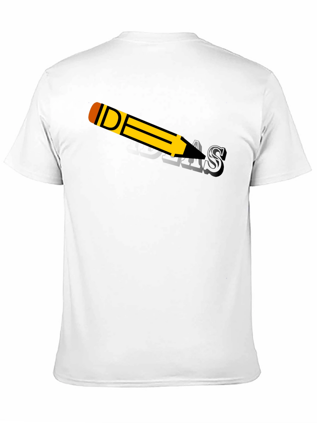 Ideas Pencil Black Graphic T-Shirt