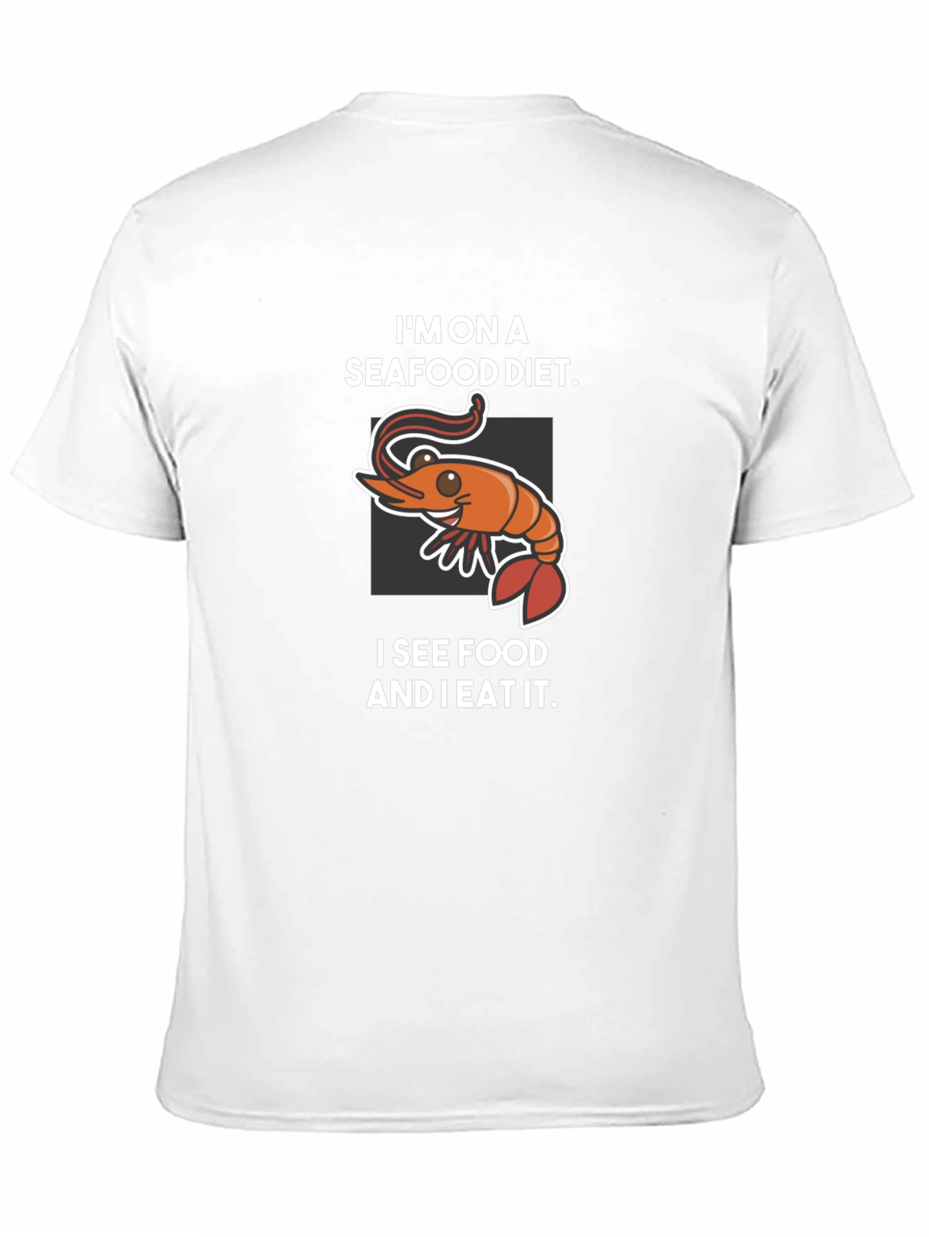 Seafood Diet Graphic T-Shirt - Funny Foodie Tee