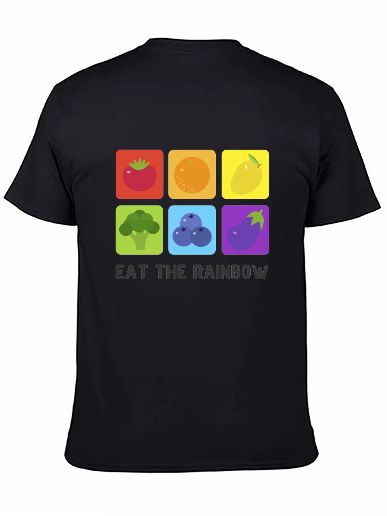 Eat The Rainbow T-Shirt Graphic Vegan Tee