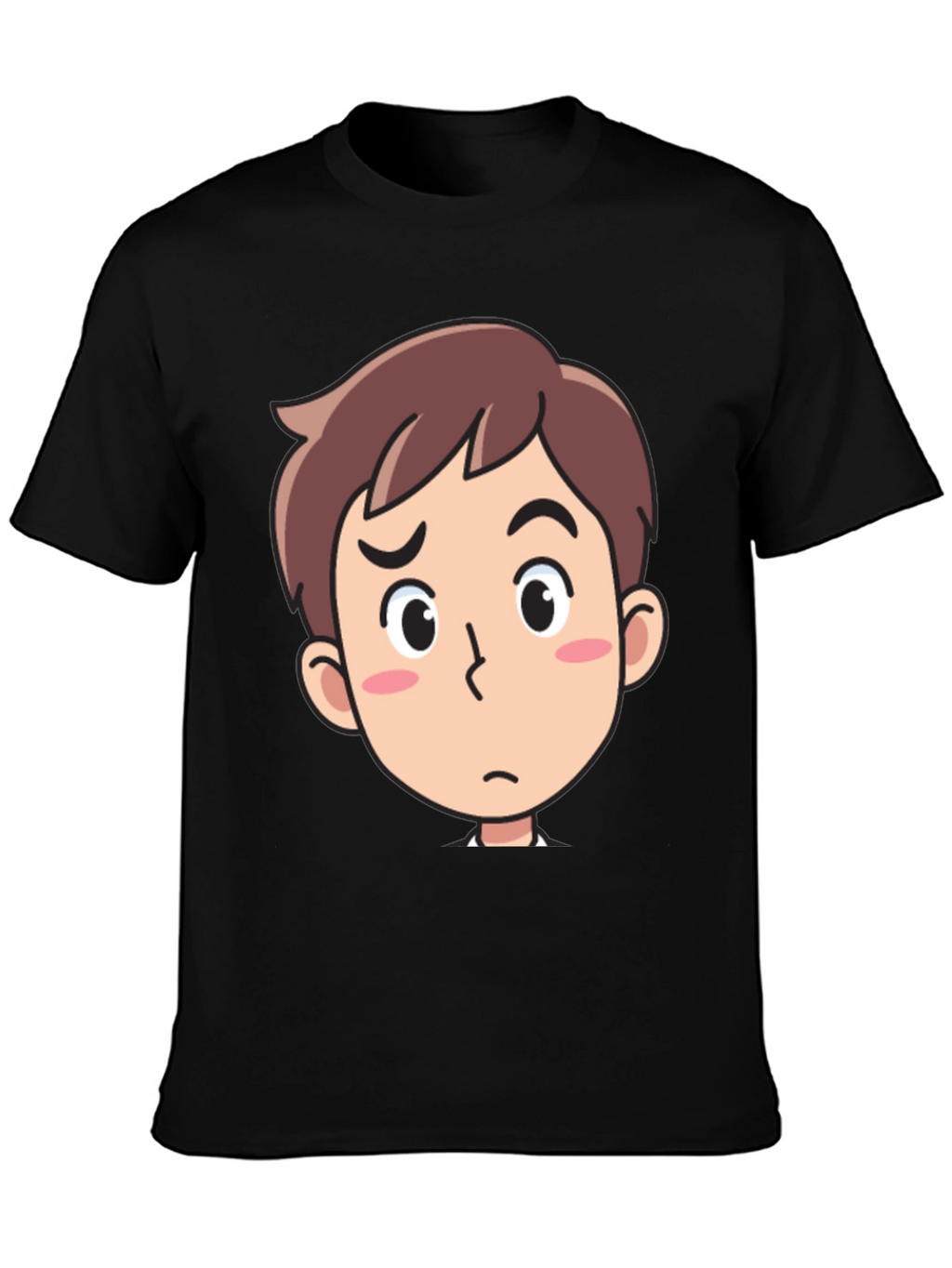 Cartoon Character Graphic Black T-Shirt