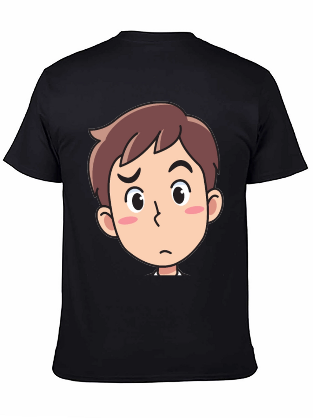 Cartoon Character Graphic Black T-Shirt