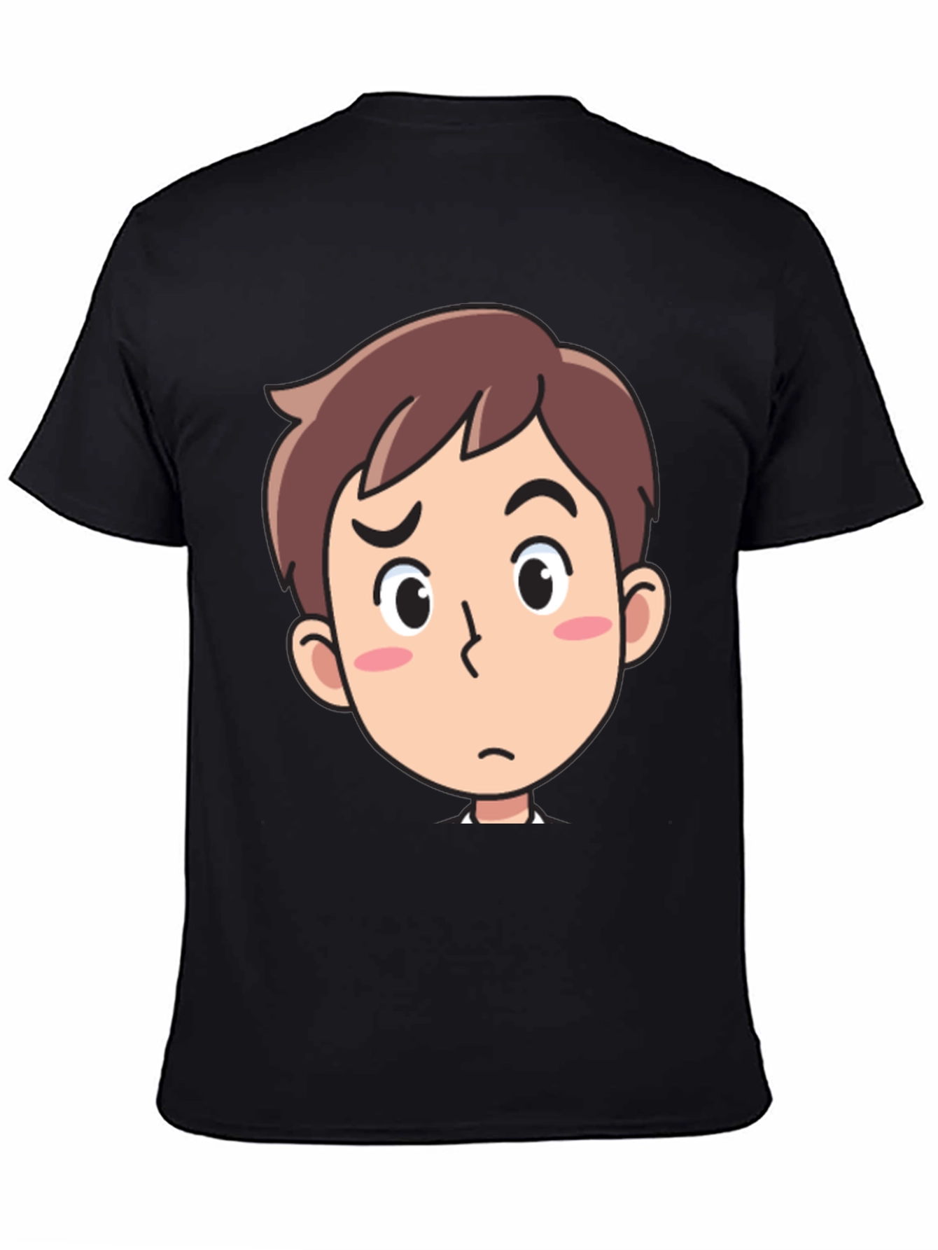 Cartoon Character Graphic Black T-Shirt