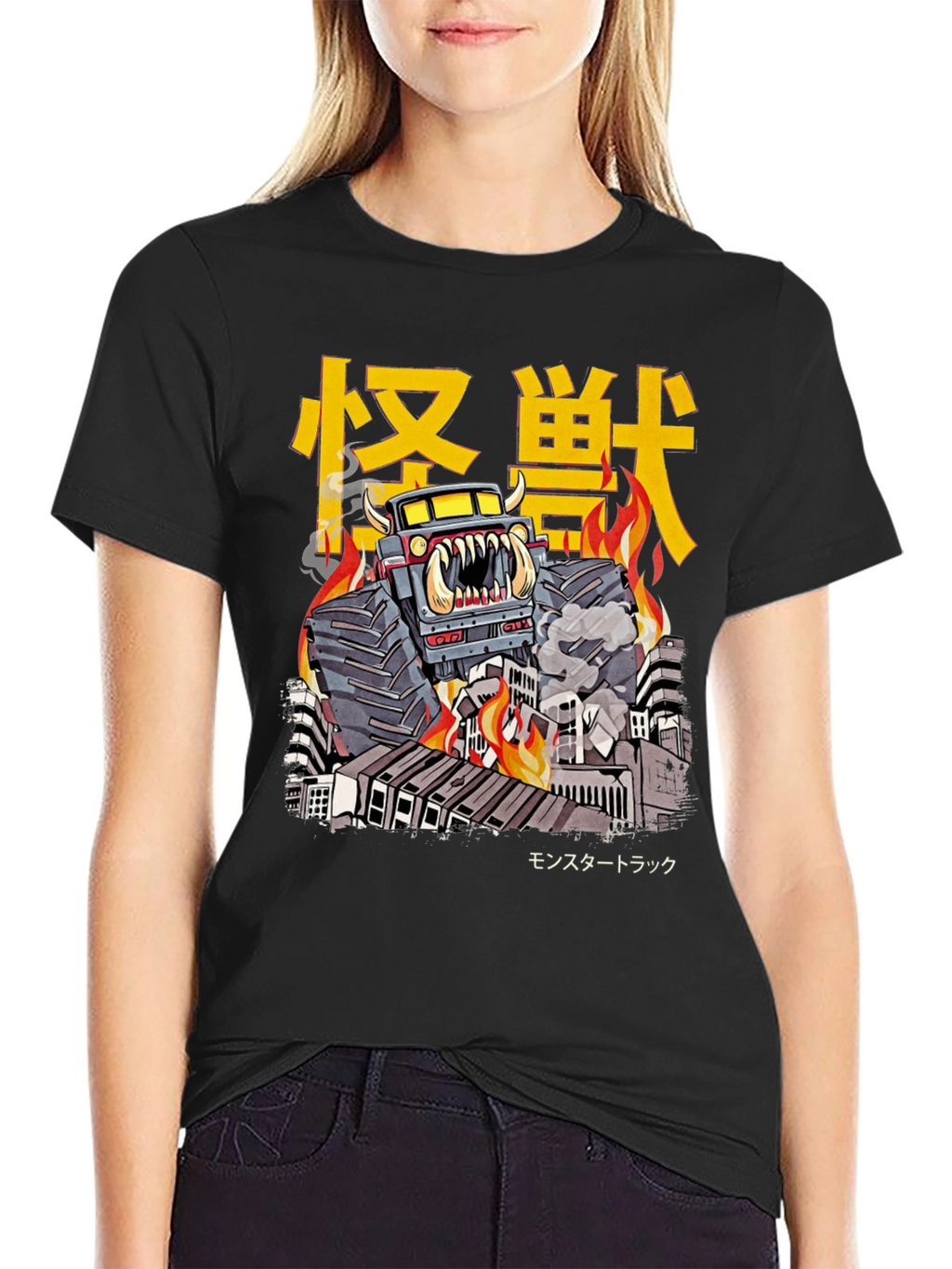 Monster Truck T-Shirt - Kaiju Style Graphic Tee