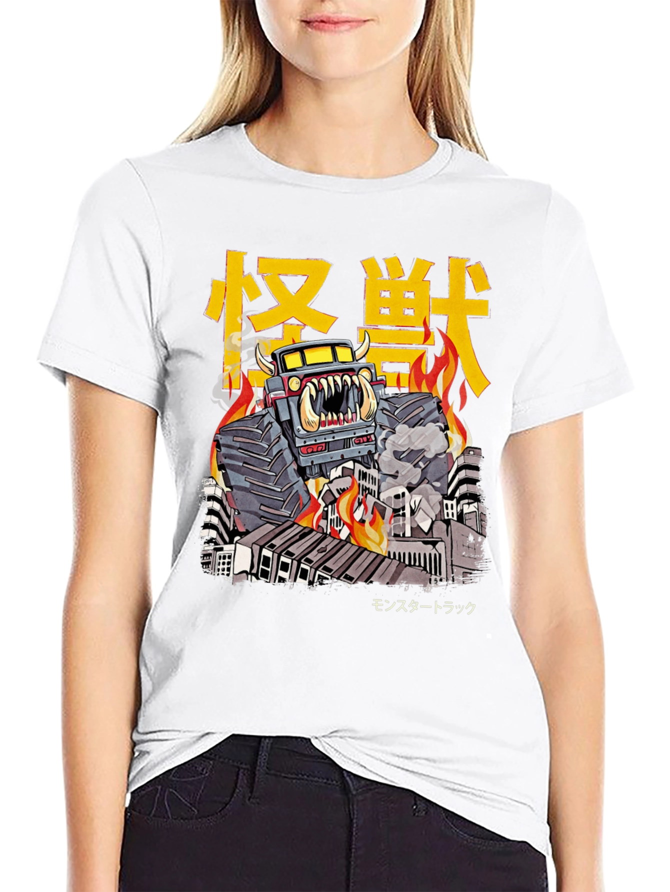 Monster Truck T-Shirt - Kaiju Style Graphic Tee