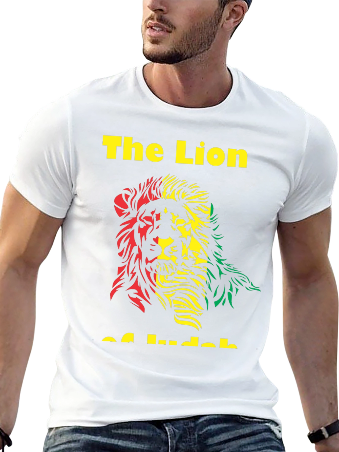 Rasta Lion of Judah Graphic T-Shirt