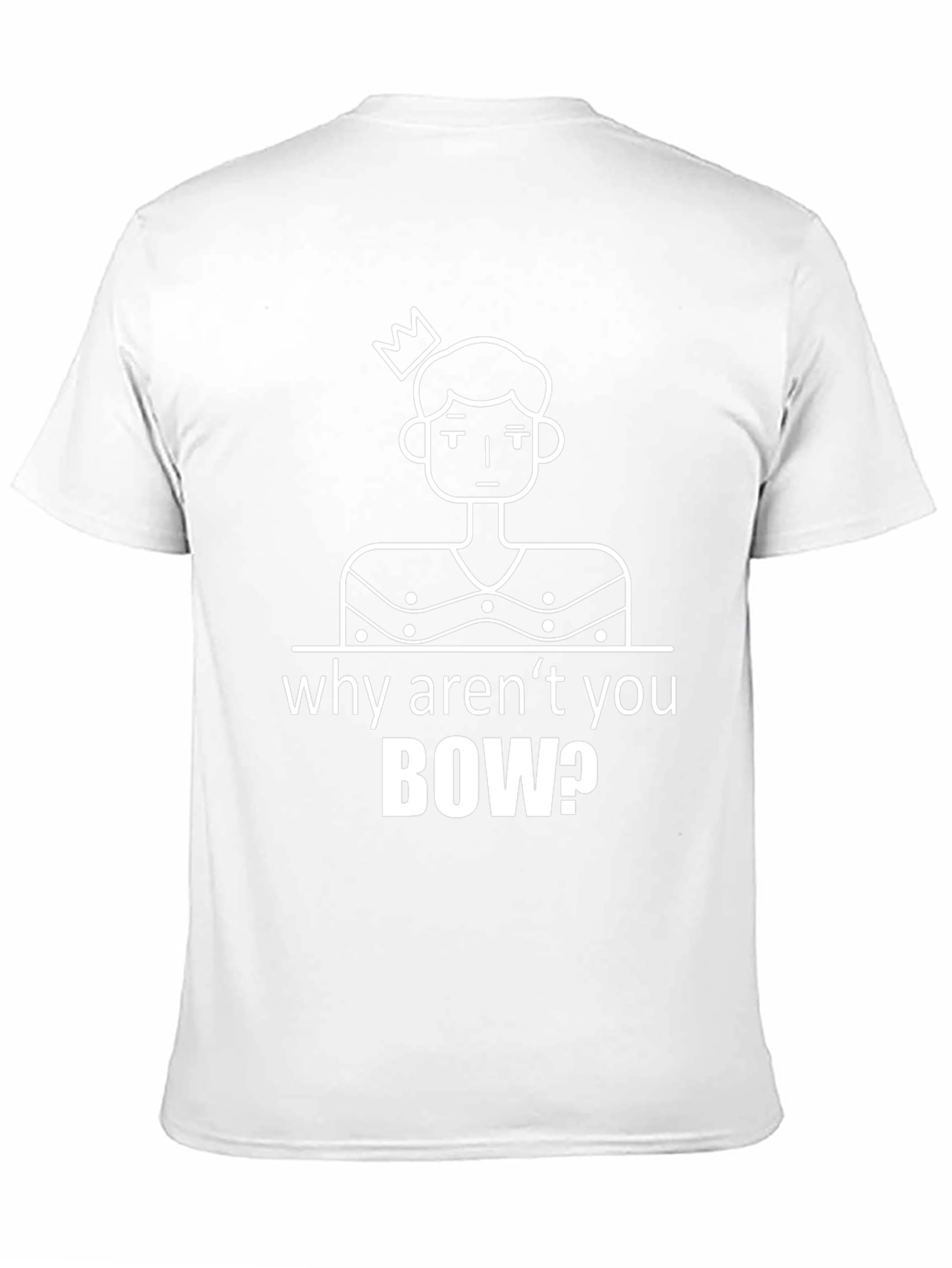 Why Arent You Bow T-Shirt - Black Graphic Tee