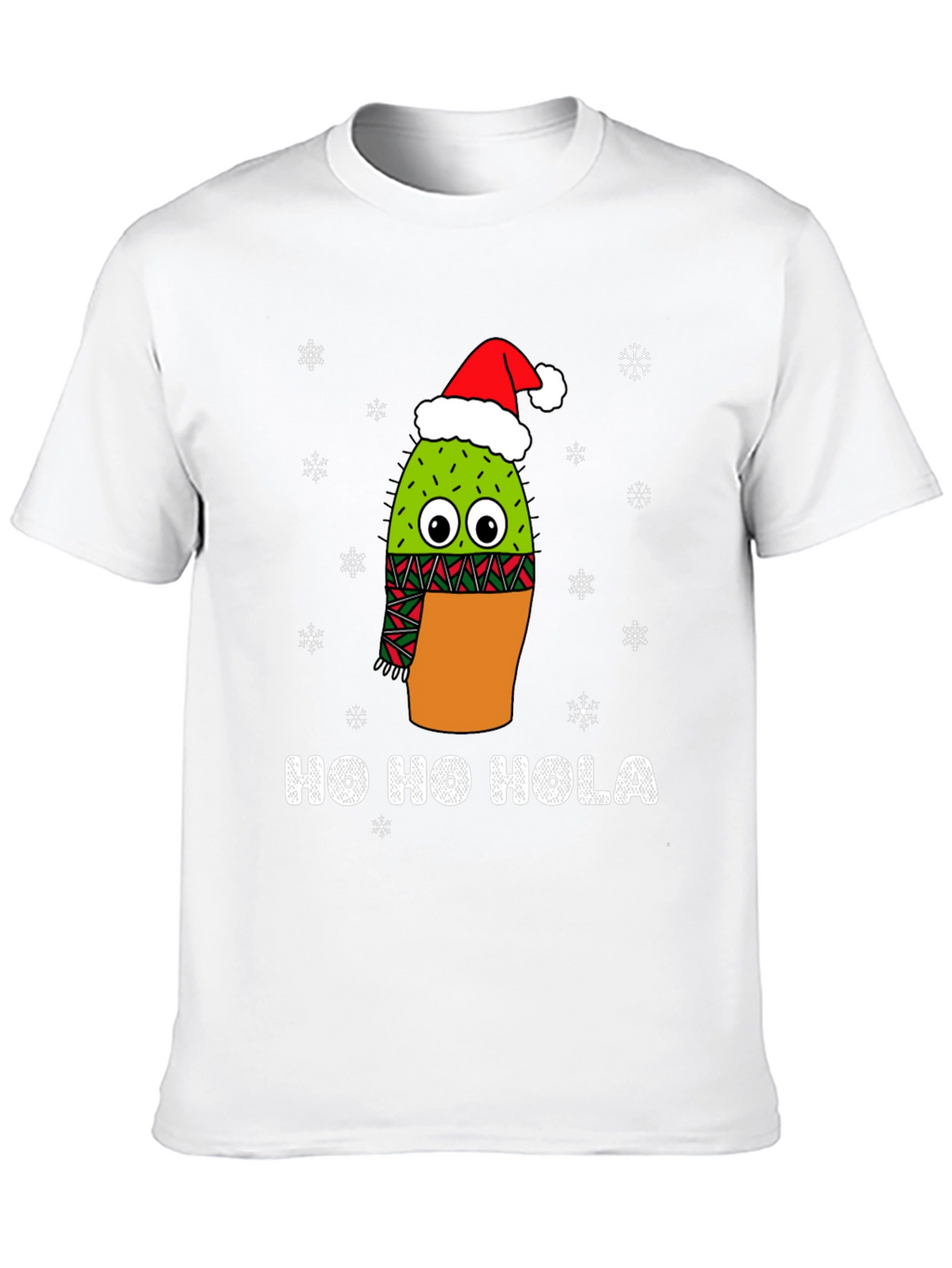 Ho Ho Hola Christmas Cactus T-Shirt