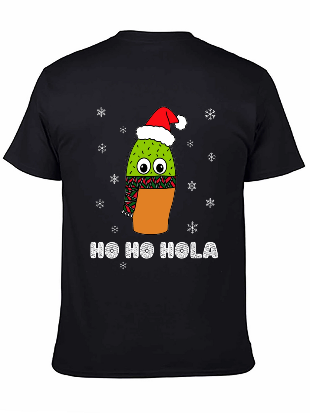 Ho Ho Hola Christmas Cactus T-Shirt