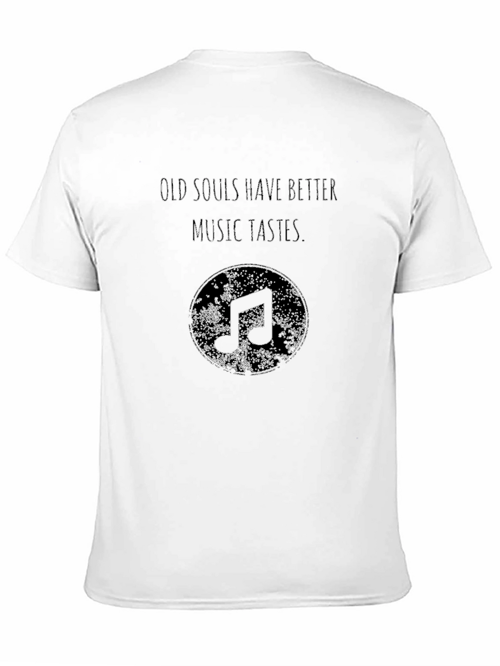 Old Souls Music Tastes Black Graphic Tee