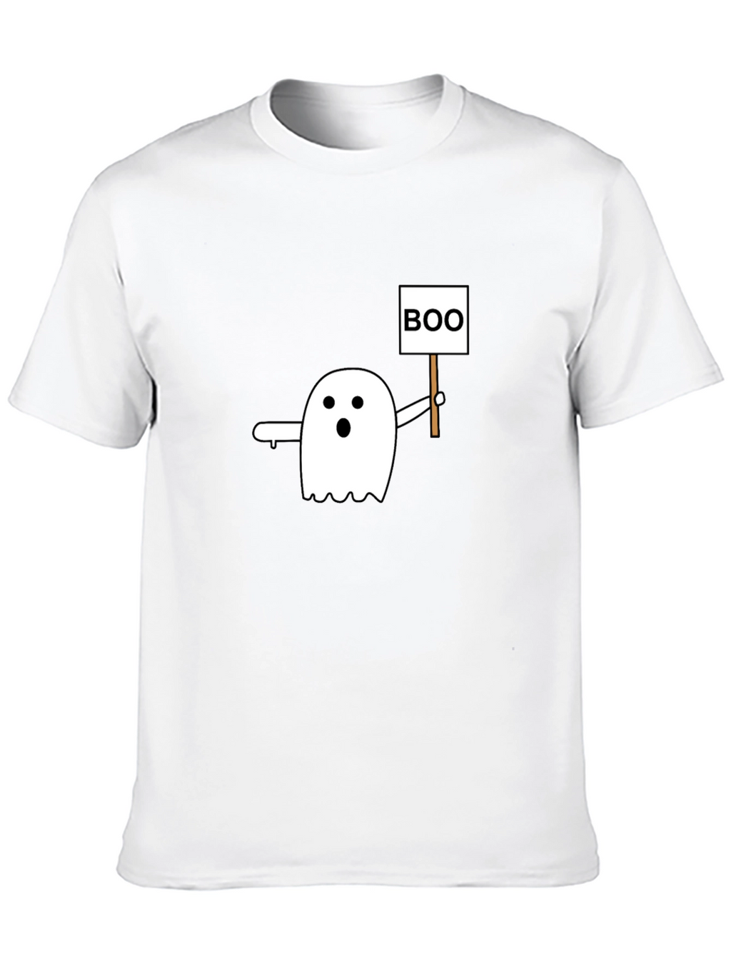 Boo Ghost Graphic Tee - Halloween T-Shirt